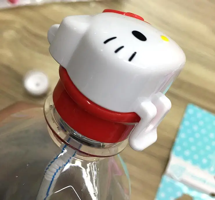 Cartoon Hello Kitty My Melody Children Anti choke Bottle Straws Lids