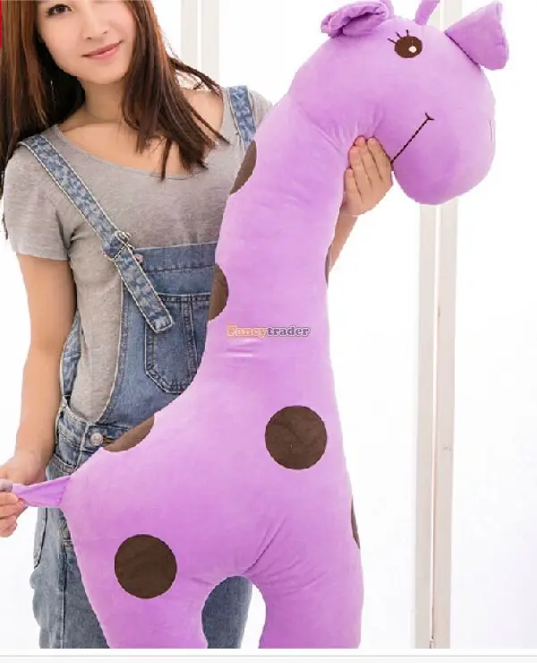 Fancytrader 39'' / 100cm Cute Giant Plush Stuffed Giraffe Toy, 3 Colors Available, Gift for Kids Girls, Free Shipping FT50054