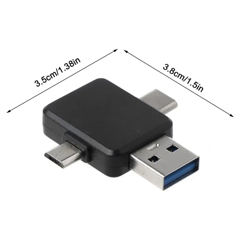 8Pin для Lightning Женский к USB+ type C+ Micro USB Мужской зарядный переходник конвертер адаптер для Android смартфона планшета