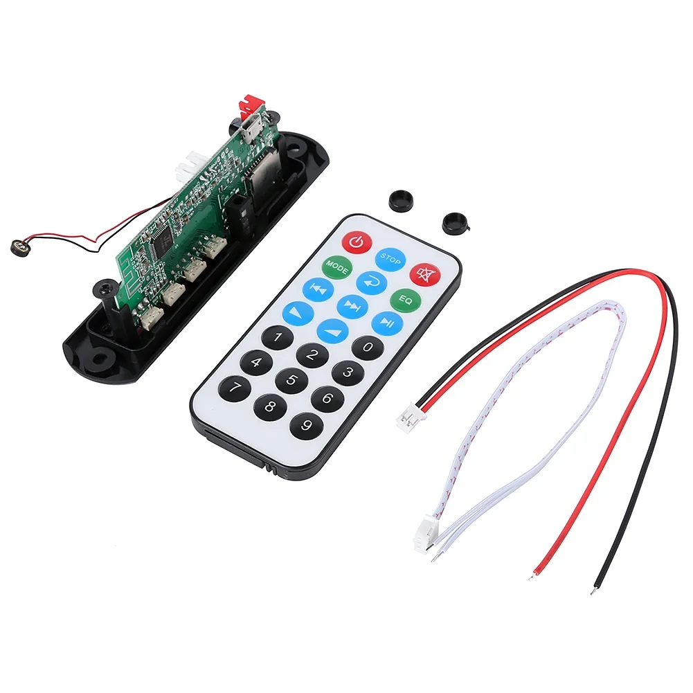

Hot! Wireless Bluetooth 12V 5V Micro USB MIC 3.5MM AUX FLAC MP3 WMA Decoder Board Audio Module USB TF Radio For Car