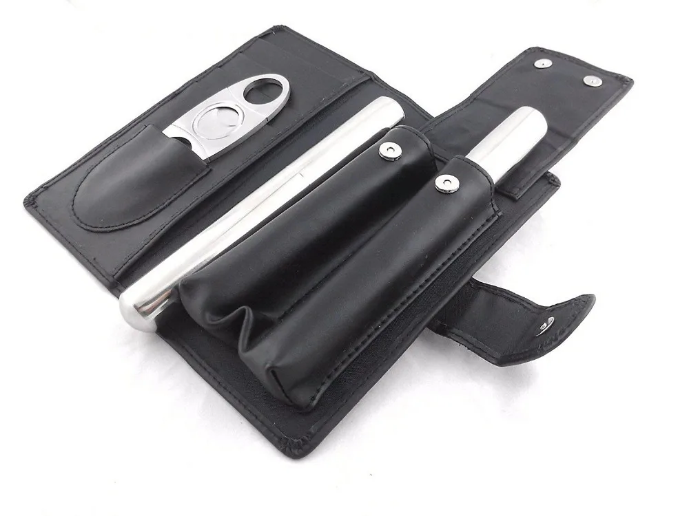 Buy New 1set Cigar Bag with 2 cigar Tubes+ 1 cigar