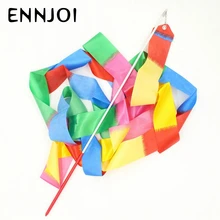 Различные стили художественная цветная гимнастическая лента танцевальная шоу реквизит танцевальная Лента Детские игрушки стримеры