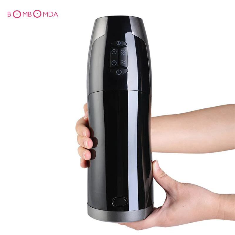 Male Masturbator Penis Massage Electric Automatic Piston Sex Machine Rechargeable Heating Masturbation Cup Toys For Men | Красота и