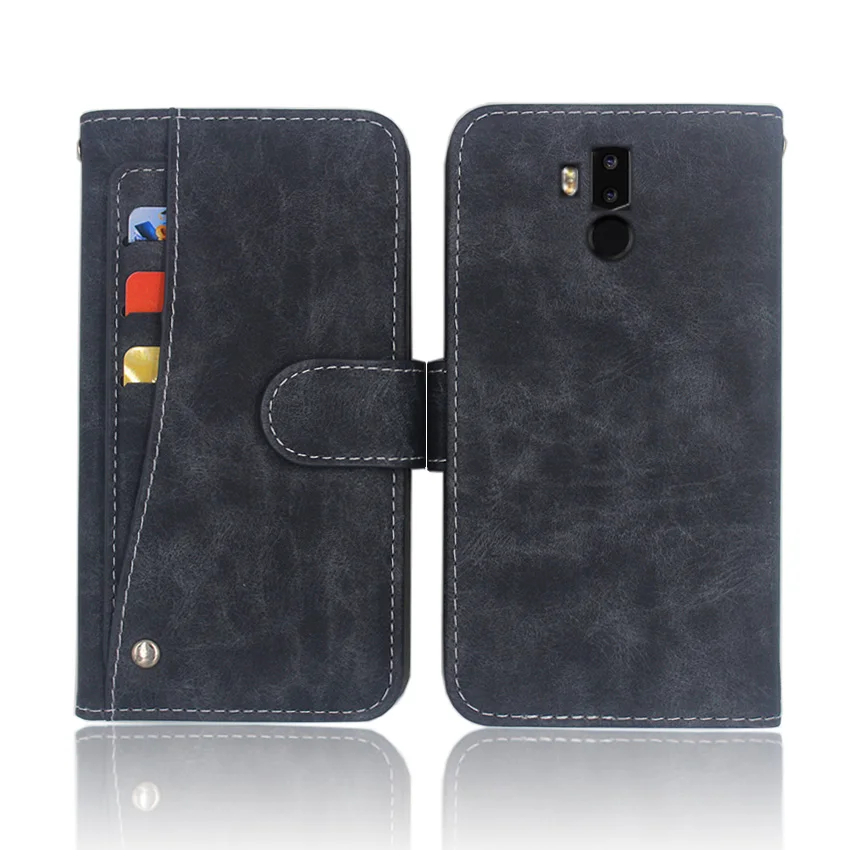 

Hot! Doogee BL9000 Case High quality flip leather phone bag cover case for Doogee BL9000 with Front slide card slot