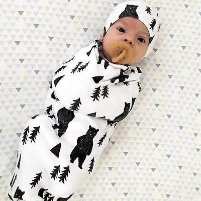 FOCUSNORM муслиновое хлопковое милое хлопковое Пеленальное Одеяло для новорожденных, постельное белье, повязка на голову, покрывало, спальное одеяло