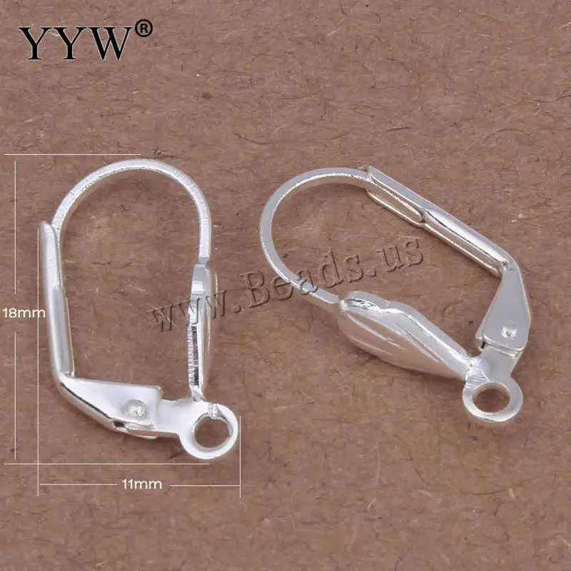 

30PCS Fine Jewellery Components Genuine 925 Sterling Silver Handmade Beadings Findings Earring Hooks Leverback Earwire Fittings