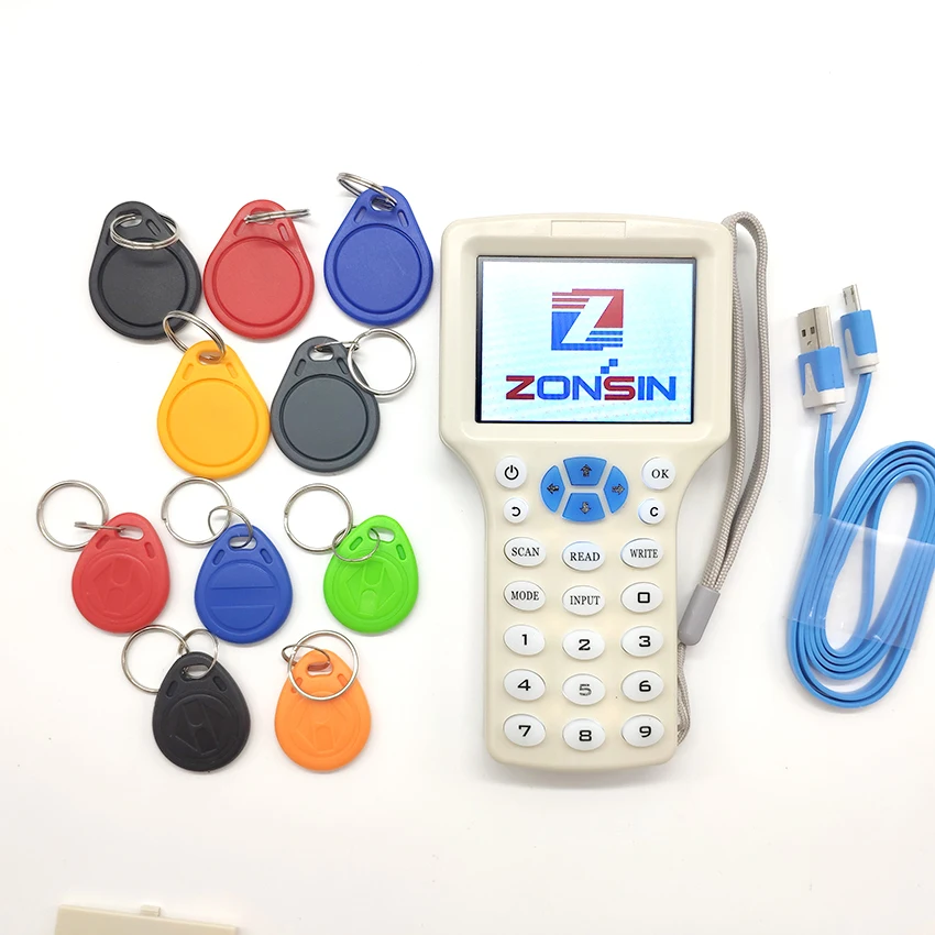 10 частотных ключей RFID 125 кГц 5 шт. 13 56 МГц|rfid copier|writer rfidrfid cloner |