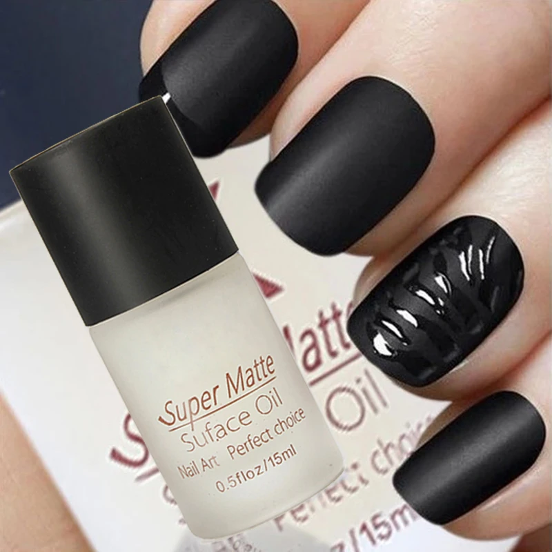 

15ML matte top coat for gel nail polish and nail polish, nail art varnish tools