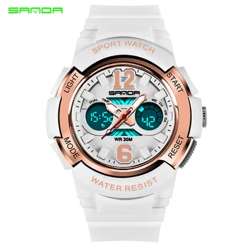 

SANDA Brand New Fashion Digital Kids Watch Student Sports Watch for Boys Girls LED Wristwatches Children Electronic Clock Kid