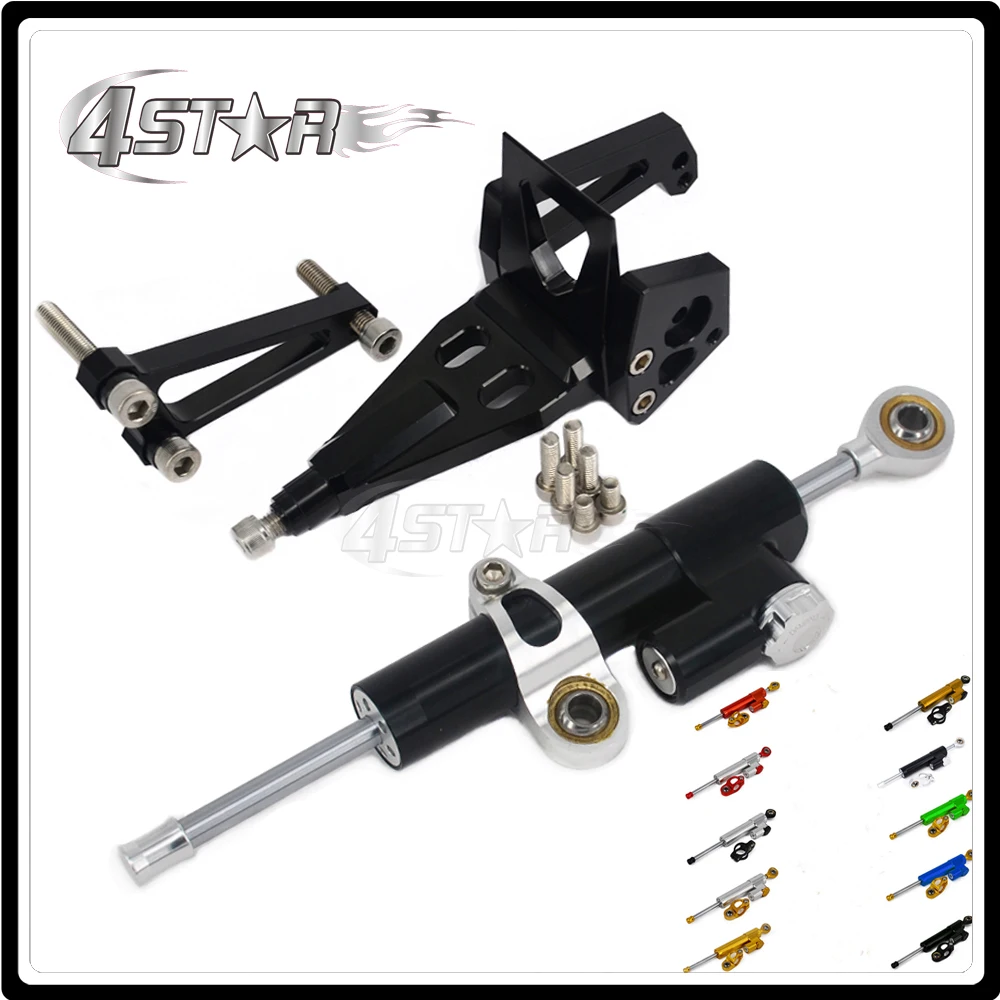 

Motorcycle Steering Damper Stabilizer & Bracket For KAWASAKI ER6N ER-6N 2009 2010 2011 09 10 11