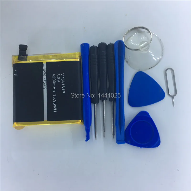 2 pieces / lot for Blackview BV6000 battery 4200mAh Long standby time