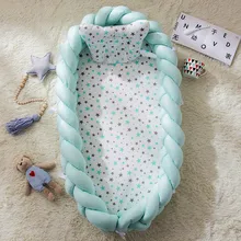 90*55cm Baby Nest Bed Portable Crib Travel Bed Infant Toddler Cotton Cradle For Newborn Baby Bassinet Bumper Bed portable folding newborn baby sleeping artifact 90 55 15cm travel bed for children kids bassinet crib