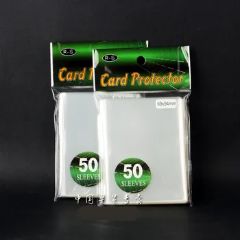 

Free shipping High Quality 69*94MM Board Game Card thicken Sleeves Card Protector transparent games sleeves