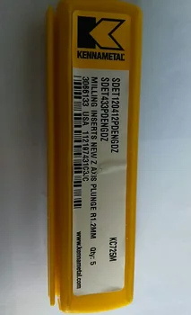 

5PCS KENNAMETAL CARBIDE INSERT SDET120412PDENGDZ KC725M