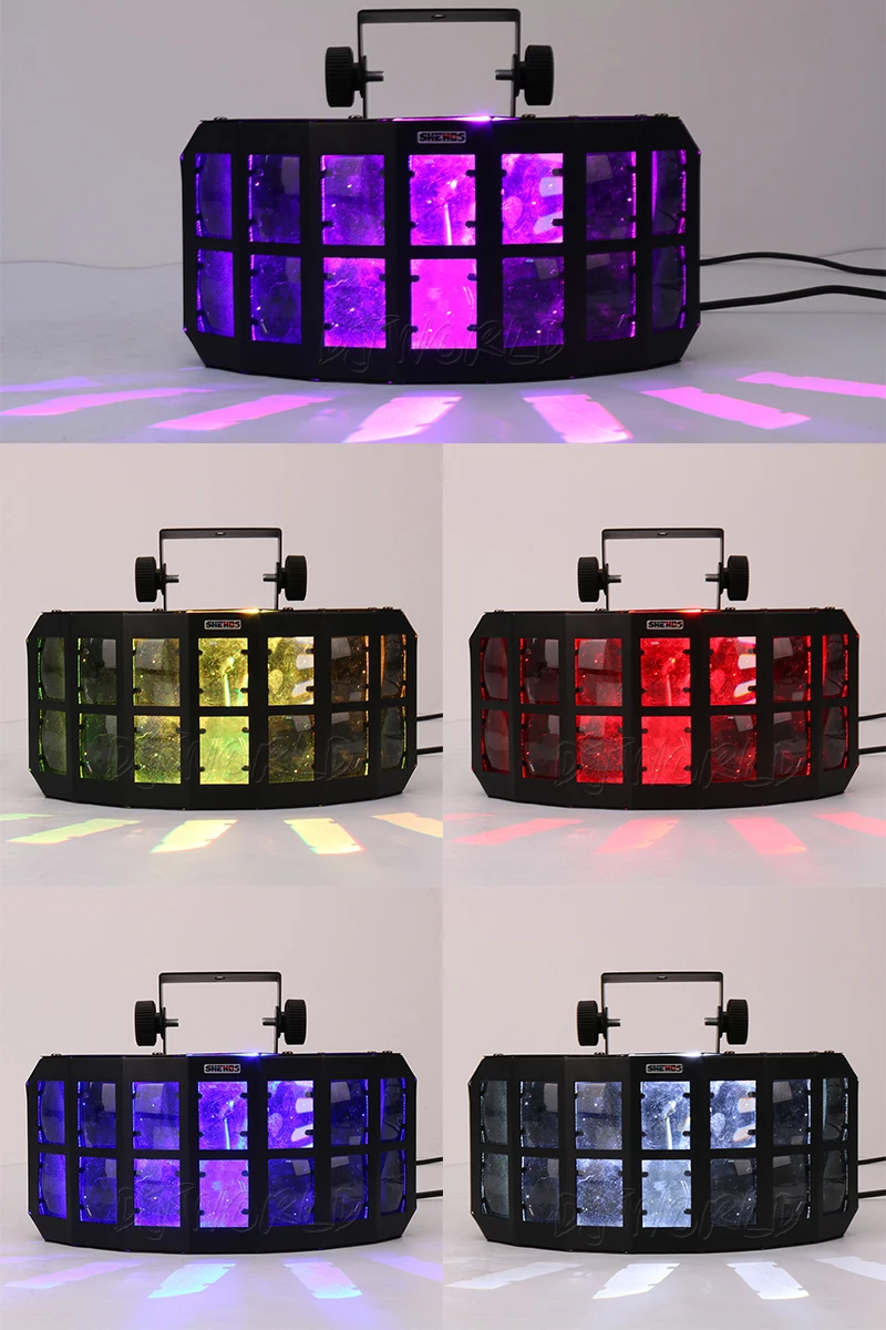 Fury светодиодный светильник с эффектом сценического луча, двойной светильник с эффектом бабочки, линейный светильник Lumiere для дискотек-клубов, DJ, движение 360 градусов
