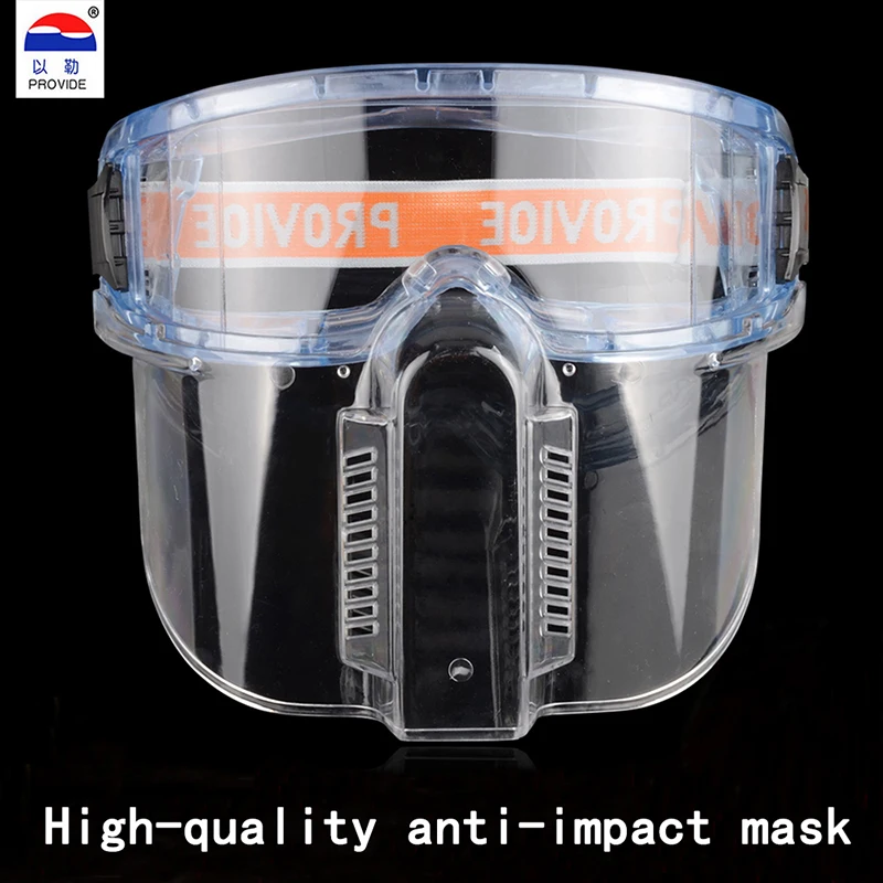 Обеспечить анти-шок безопасности маска Съемная наружное защитные маски можно носить близорукие очки полный маска для лица