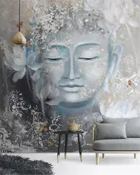 Обои на заказ Ностальгический Будда крыльцо украшение дома живопись высокого качества водостойкий материал