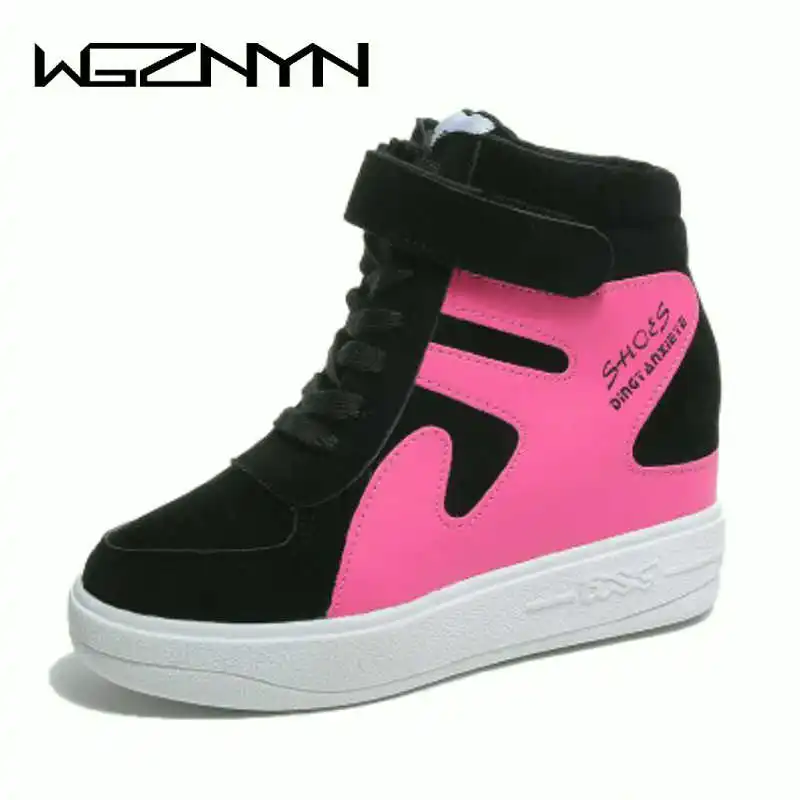 nike high tops women pink
