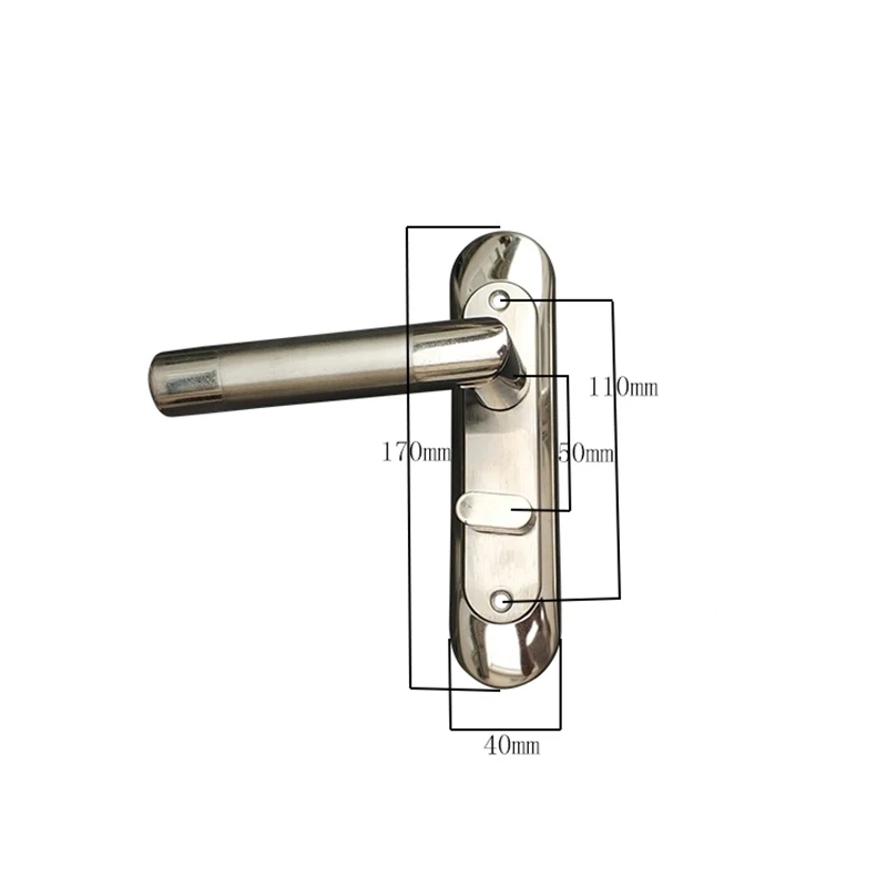 KAK простая дверь в туалет замок Stailess стальная внутренняя дверная ручка замок Противоугонный замок Ванная комната Туалет замок мебель фурнитура