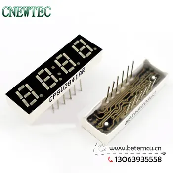 

CPS02841AR Common Cathode 4Bit Digital Tube 7 segment 0.28" Red LED Display With the clock display 10PCS/LOT