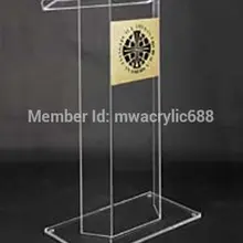 Красивая легкая дешевая Съемная акриловая Трибуна Lectern