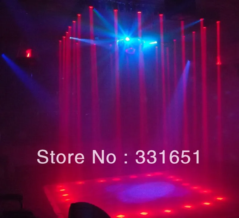 4 шт./лот LED RGBW в 1 светодиодный PinSpot Light с функцией масштабирования и DMX 6