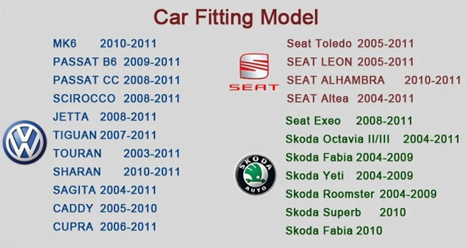 Top 9" Android Car Stereo Audio Headunit Autoradio for VW Volkswagen Polo Golf 5 6 Passat CC Jetta Tiguan Touran Fabia 0