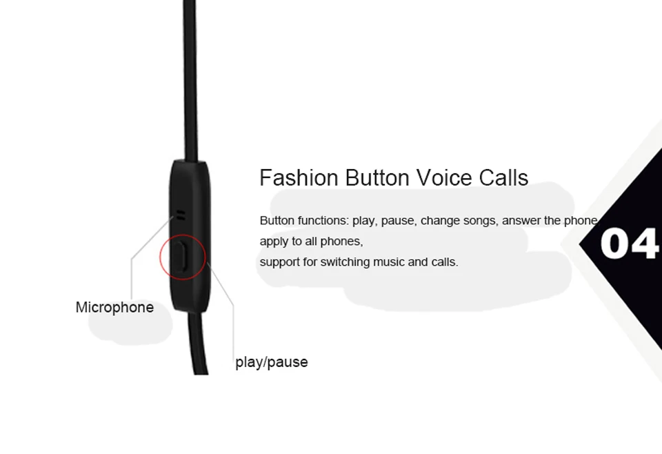 Earphone Metal Bass In-ear HIFI Stereo With Mic Music Volume Control Headpset Smart Quality Fone De Ouvido For Iphone Xiaomi