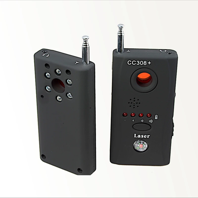 CC308 Wireless Scanner Signal GSM Device Finder RF Detector Micro Wave Detection Security Sensor Alarm Anti-Spy Bug Detect