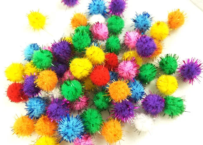 glitter poms 6