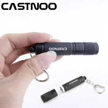 

CASTNOO Flashlight Torch long-range Camping Adventure Searchlight High Quality Super Light Flashlight AAA Black