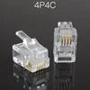 20pcs 4Pin RJ10 Telephone Cable End Connectors Plugs 4P4C ► Photo 3/6