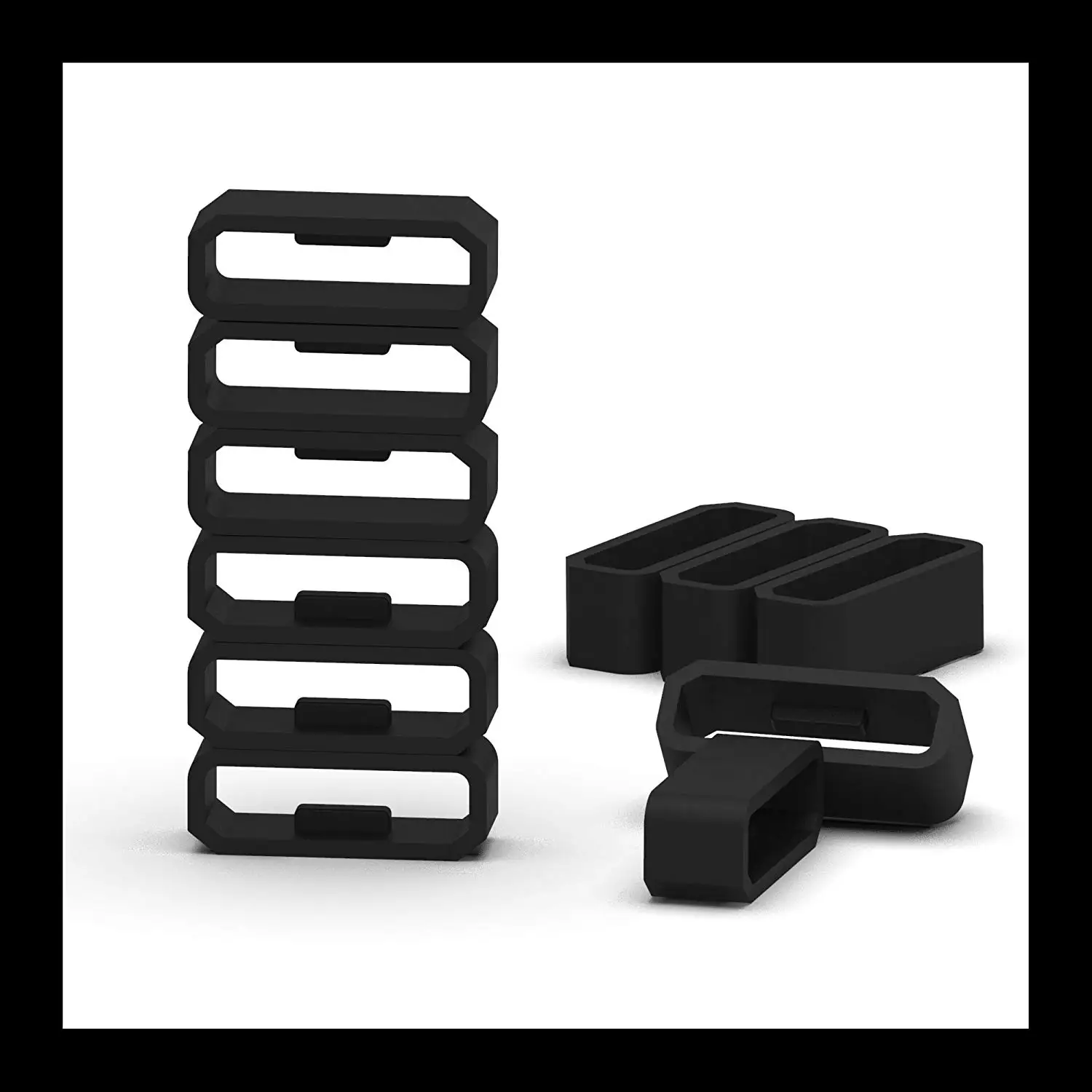 Сменное Крепежное кольцо для Garmin Vivosmart HR/HR + полосы (упаковка из 10) силиконовый