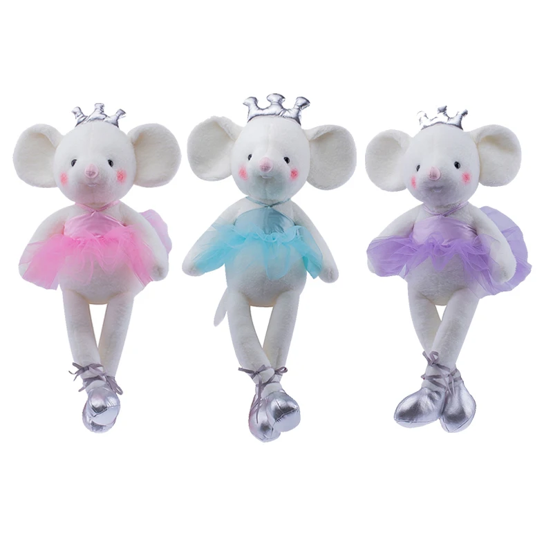 Lucky Boy Sunday Cute Kawaii балетная принцесса плюшевая игрушечная Мышь Мягкая Детская плюшевая крыса кукла детский подарок