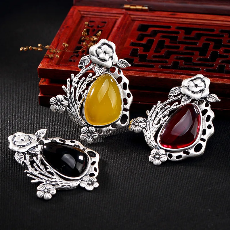 Женский длинный кулон цепочка для свитера с рисунком цветов сливы|pendant long|pendant