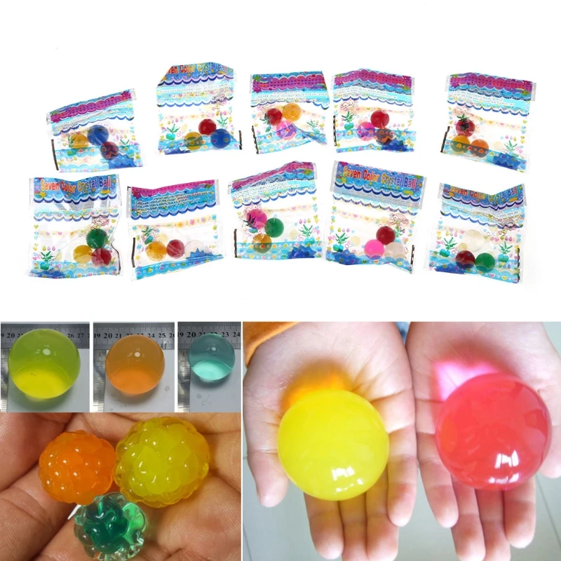

30pcs/set Water Beads Mud Grow Magic Jelly Ball Kids Toy Home Decor Soft Beads