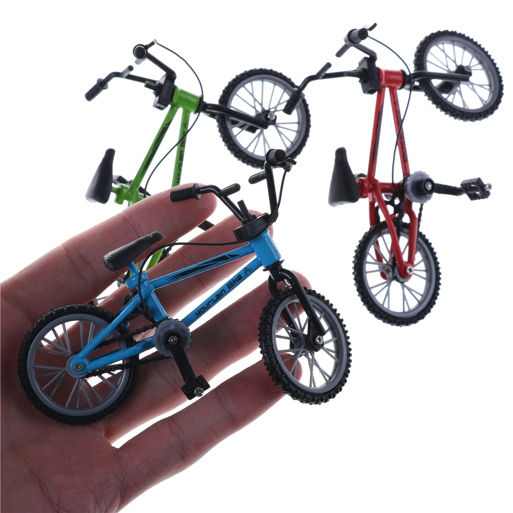 Креативный игровой костюм Детский Взрослый красный зеленый синий мини палец игрушечные велосипеды BMX горный велосипед BMX Фикси велосипед Скутер для пальца игрушка