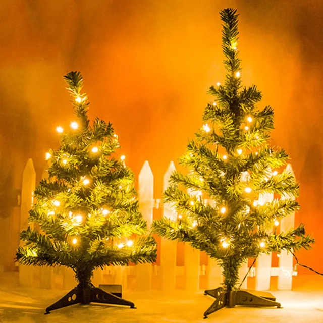 mini led christmas tree 45 60cm christmas ornaments with led lights led christmas ornaments