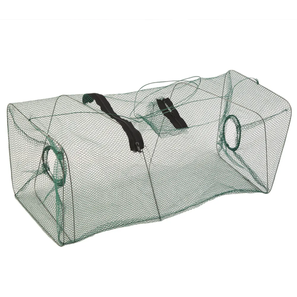 

Foldable Crab Fish Crawdad Shrimp Minnow Fishing Bait Trap Cast Net Cage 40cm x 22cm x 22cm free shipping