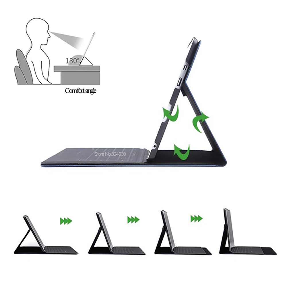 Portátil para Microsoft Surface Pro 67 Case 12.3 Polegada Tablet Suporte Dobrável para Superfície Nova Pro Manga Case do - Imagem 3
