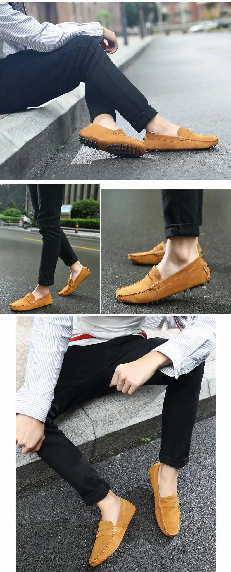 Лето jintoho/модная мужская повседневная обувь; Высококачественная Мужская обувь из натуральной кожи; Брендовые мужские водонепроницаемые мокасины; мужские слипоны на плоской подошве