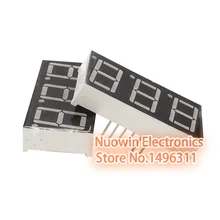 10 шт. 7 сегмент общий анод 3 битовая цифровая трубка 0,5" 0.56in. Красный светодиодный дисплей 7 segmentos светодиодный цифровой трубки
