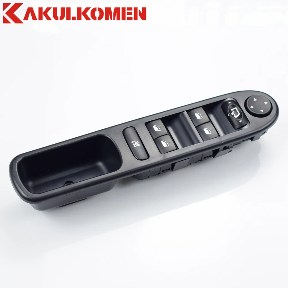 

6554.KT 6554KT Left Hand Driver Side Electric Power Master Window Switch Button Panel For Peugeot 307 SW CC 3A/C Break 206 T3E