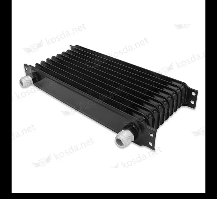 Универсальный 10 РЯД Масляный радиатор термостат Egine 10AN Trust Тип алюминиевый черный синий масляный радиатор для автомобиля грузовика