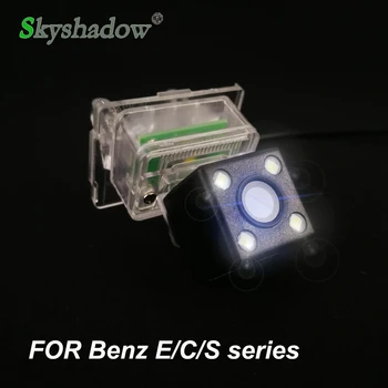 

Car CCD 4 LED Night Vision Backup Rear View Camera Parking Assistance Waterproof For Mercedes-Benz E C S class 2012-2015