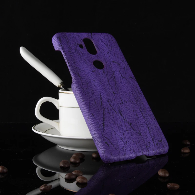 Asus Zenfone 5 Lite ZC600KL 6inch Wood grain PU leather +PC case_2