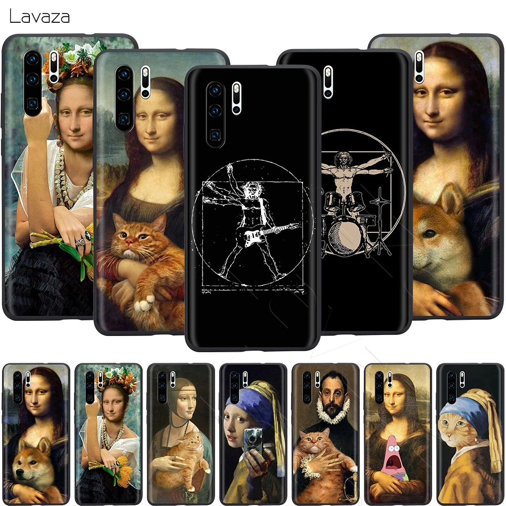 

Lavaza Leonardo Da Vinci Mona Lisa Art Aesthetics Case for Huawei Mate Y7 Y9 P8 P9 P10 P20 P30 Lite Pro P Smart Mini 2017 2019