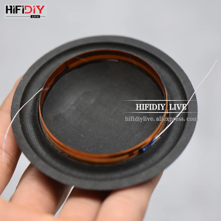 HIFIDIY LIVE 2 дюйма 49,5 мм alto звуковая катушка мягкая черная шелковая мембрана Средняя частота динамик ремонт аксессуары Запчасти 80 Вт 8 Ом