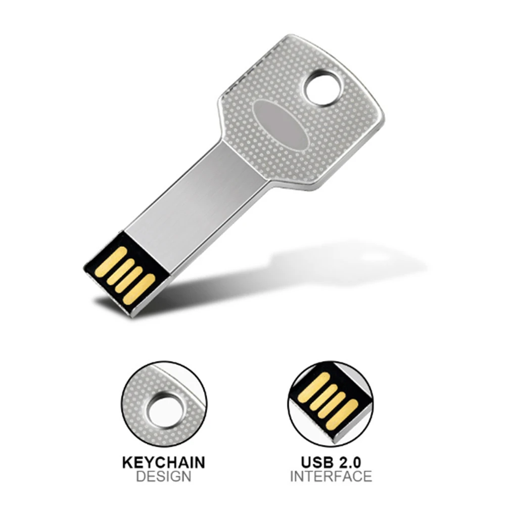 4G/8G/16G/32G/64G u-диск водонепроницаемый ключ из нержавеющей стали USB2.0 2500 МБ/с. скорость передачи флэш-накопитель ультра-тонкий ключ