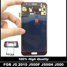 Для Samsung Galaxy J5 j500 J500F J500H телефоны 5,0 lcd дисплей кодирующий преобразователь сенсорного экрана в сборе Высокое качество lcd S Замена